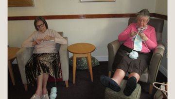 Wakefield care home knitting group helps to stitch the community together